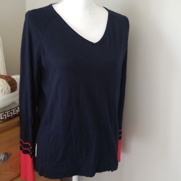 Vince. Stripe cuff sweater - Picture 3 of 6